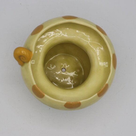 Vintage 1982 Ceramic Mushroom Vase With Small Handle - Picture 6 of 9